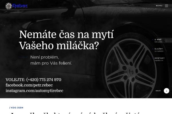 Ruční mytí vozů - Rebec